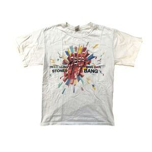 Vintgage Y2K Rolling‎ Stones Shirt Mens MED Bigger Bang World Tour Anvil 2006